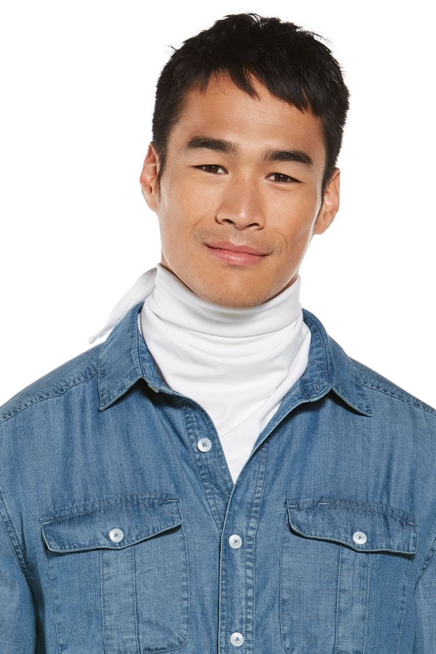 Unisex Sanibel Everyday Beach Bandana | White