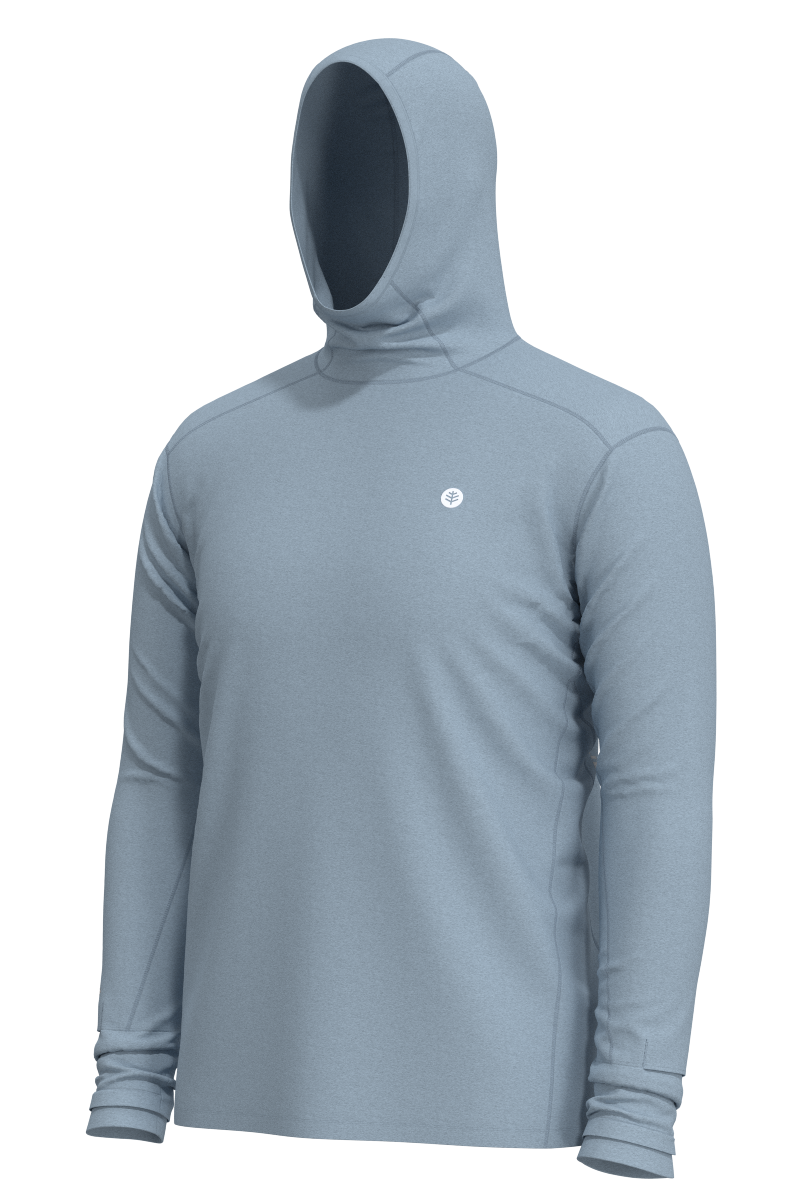 Men's Agility Performance Hoodie | Light Blue Heather Heather