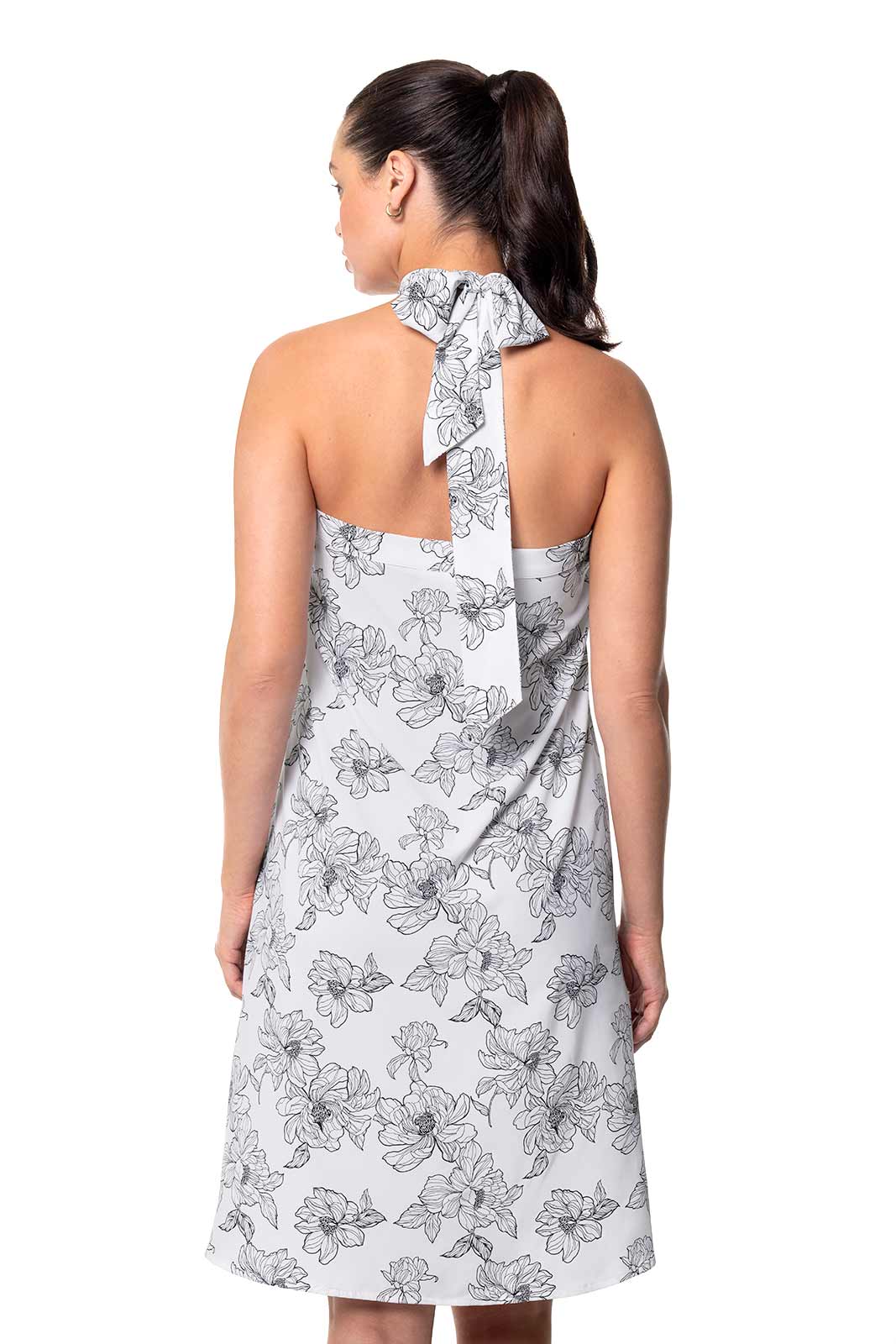 Women's Isla Convertible Wrap | White/Black Perfect Peony