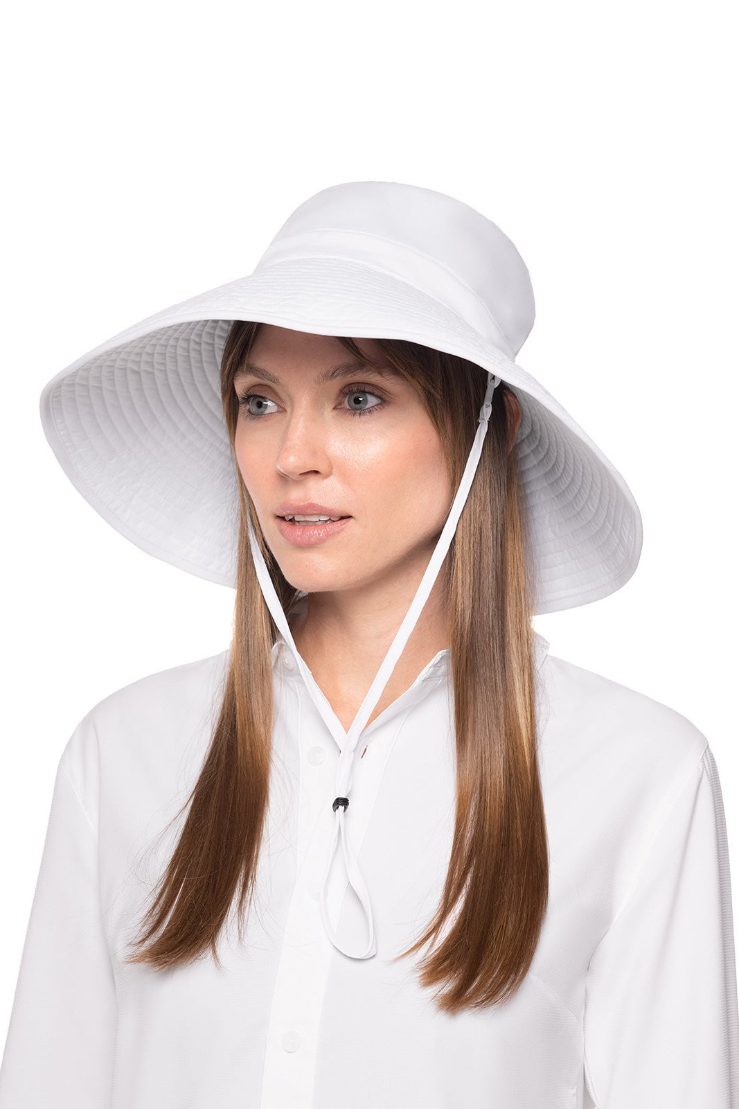 Women's Cyd Travel Beach Hat | White