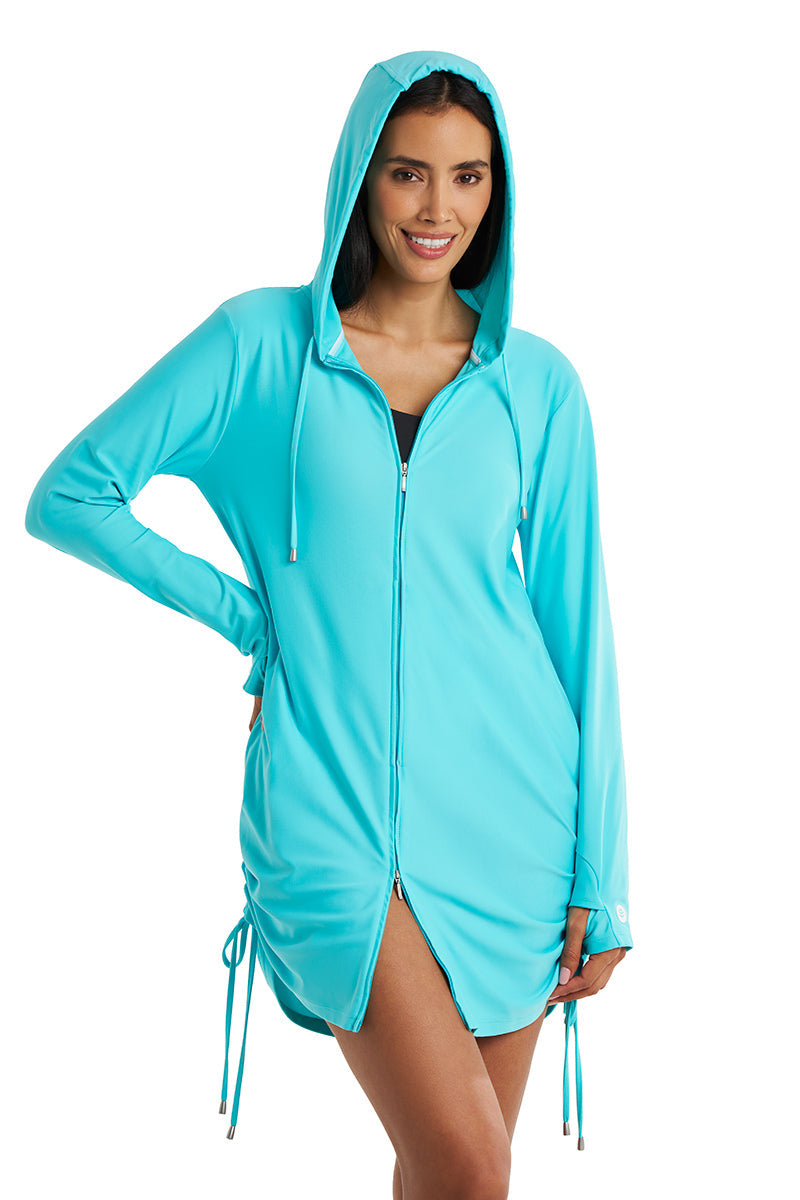 Women's Wailea Swim Cover-Up | Blue Curacao