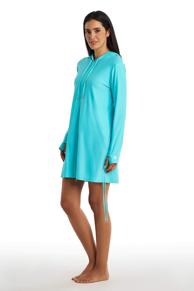 Women's Wailea Swim Cover-Up | Blue Curacao