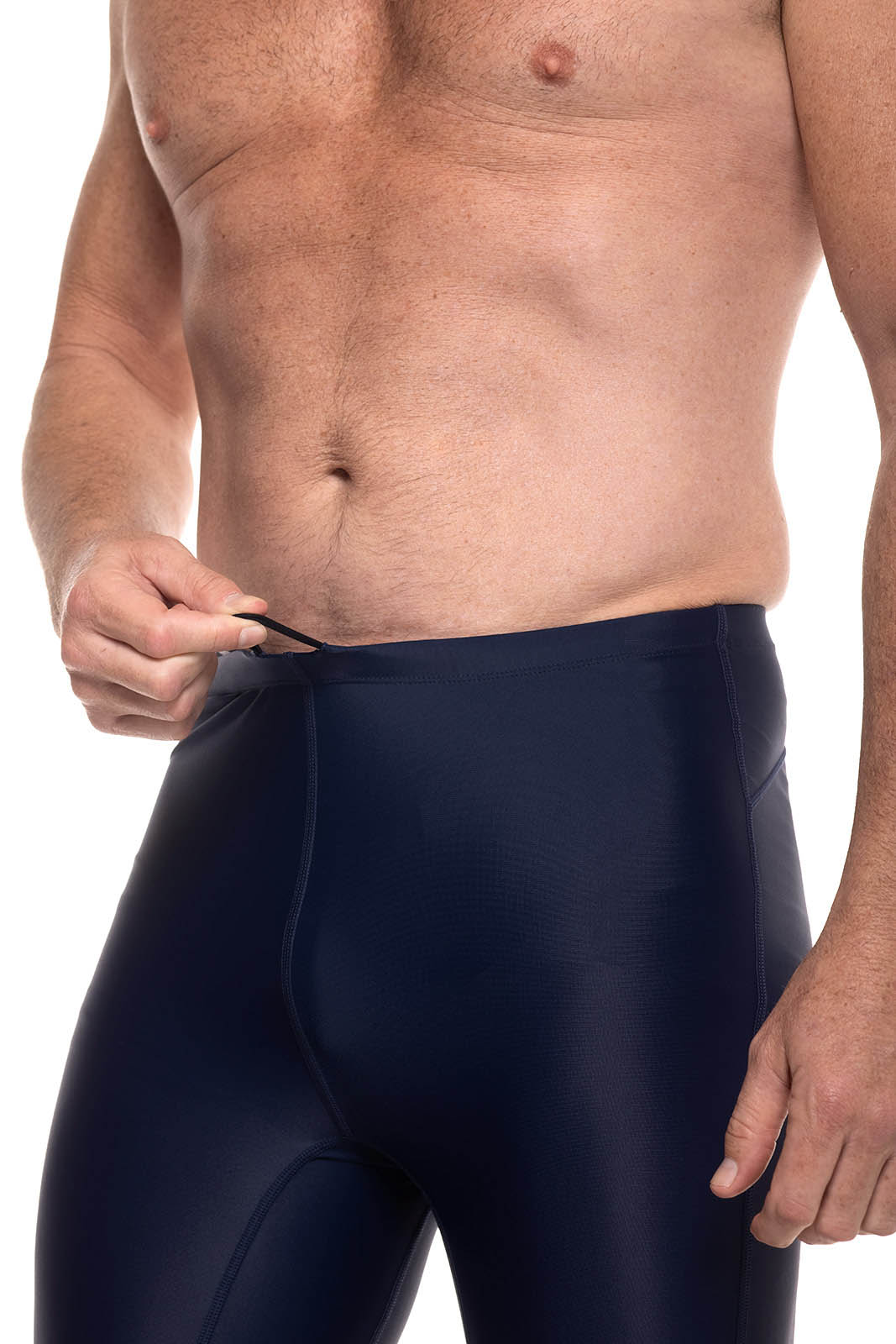 Men's Point Break Swim Tights | Navy Colorblock