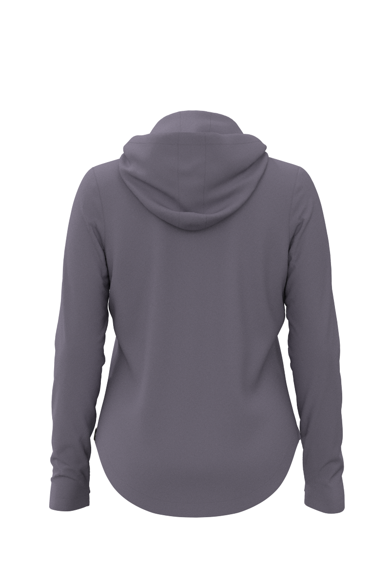 Women's LumaLeo Zip Up Hoodie | Lavender Grey