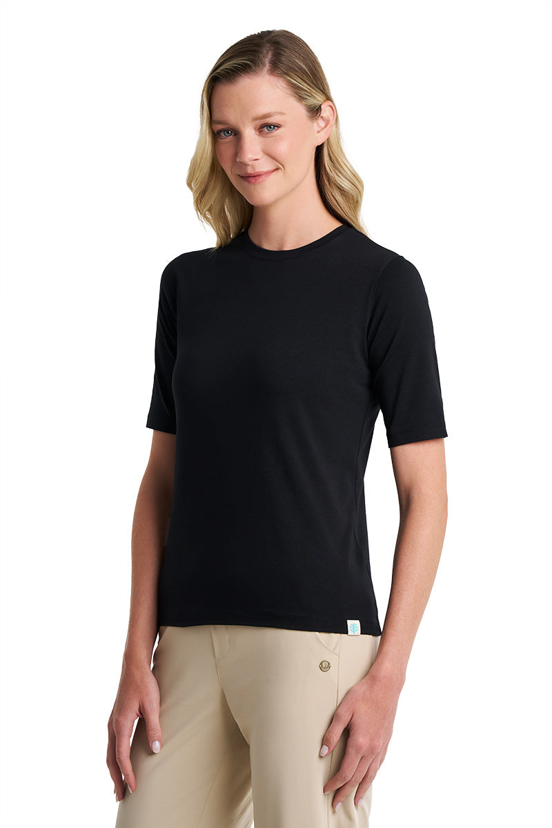 Women's Morada Everyday Short Sleeve T-Shirt | Black