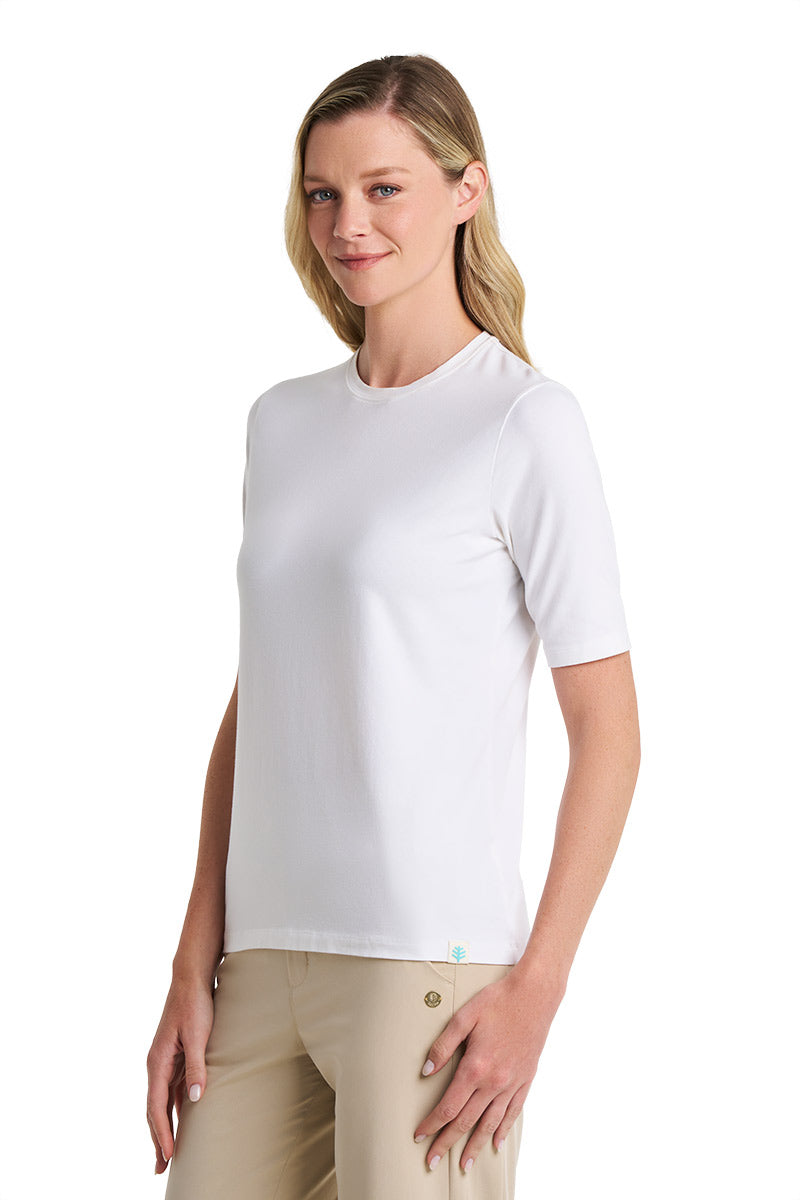 Women's Morada Everyday Short Sleeve T-Shirt | White