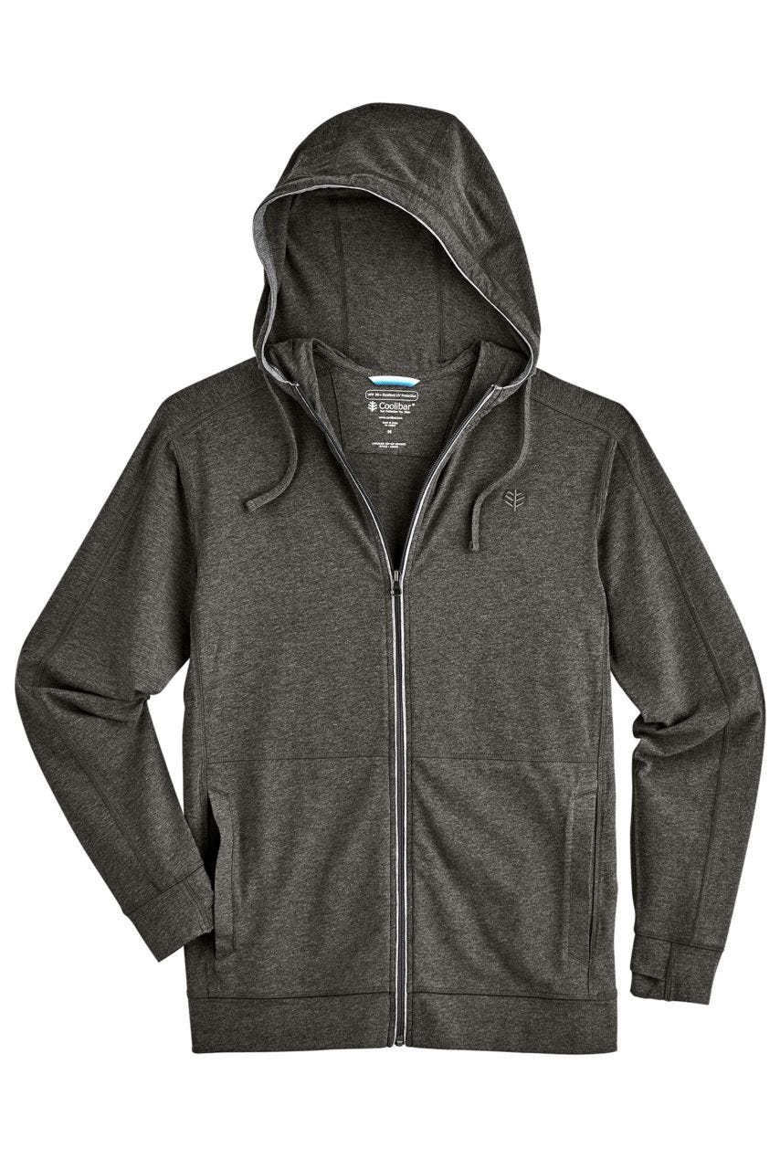 Men's LumaLeo Zip-Up Hoodie | Charcoal Heather