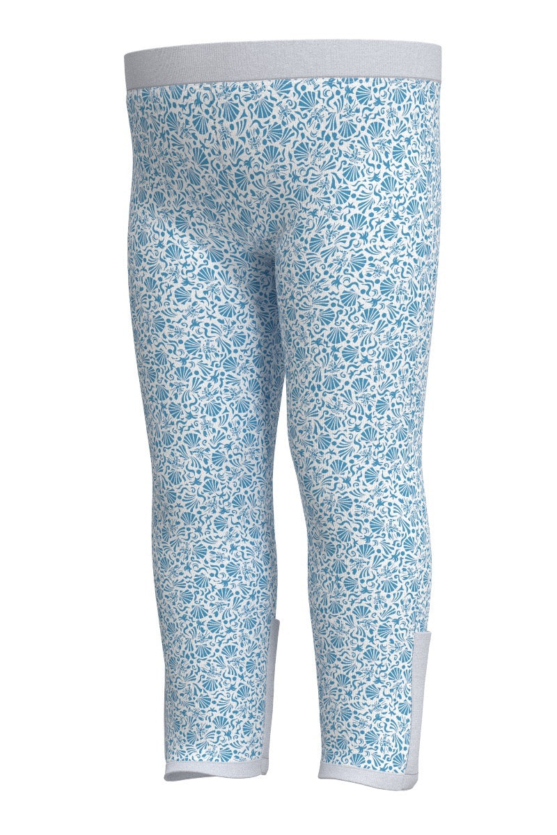 Kid's LumaLeo Leggings | Malibu Bue Shell We