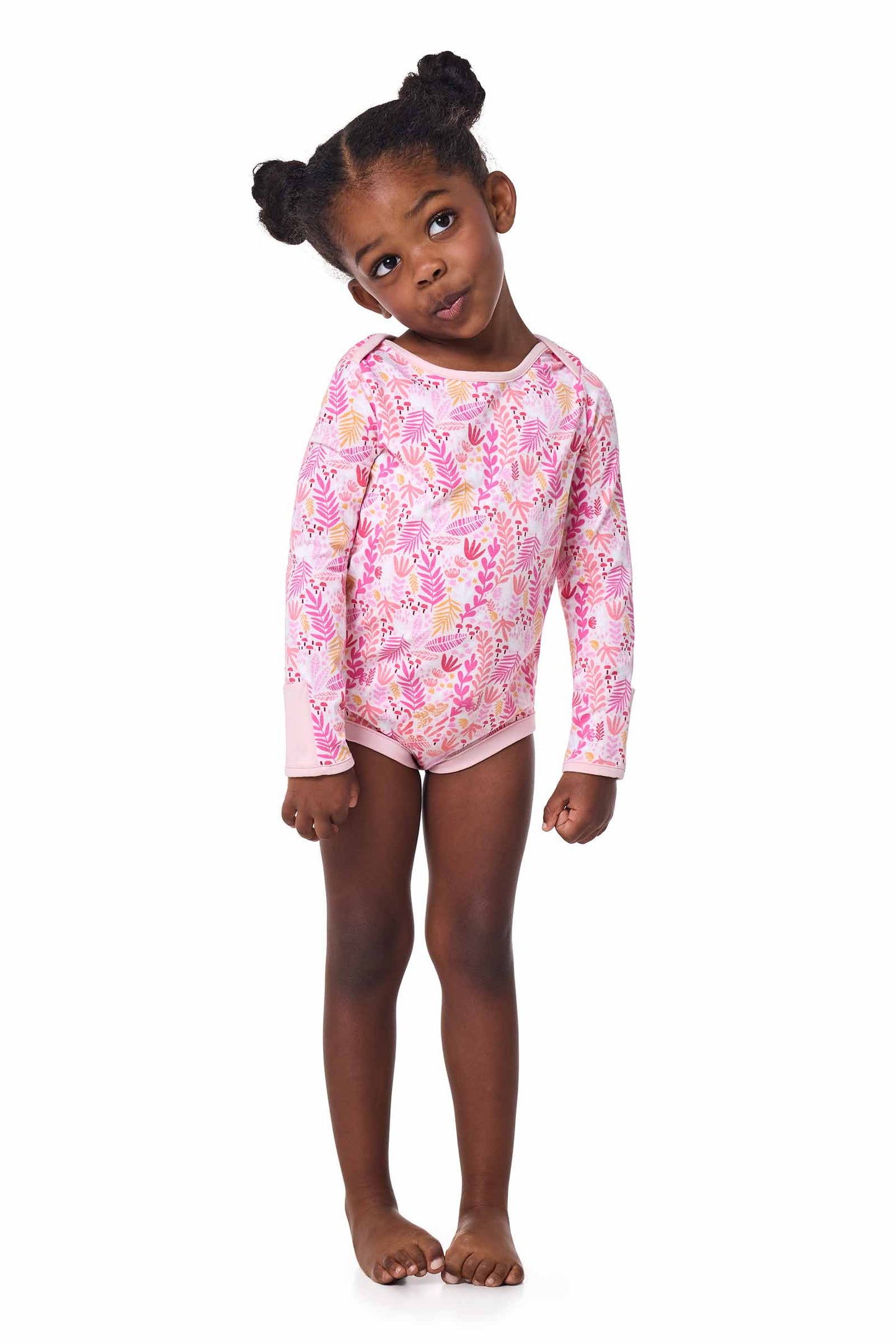 Kid's LumaLeo Bodysuit | Soft Pink