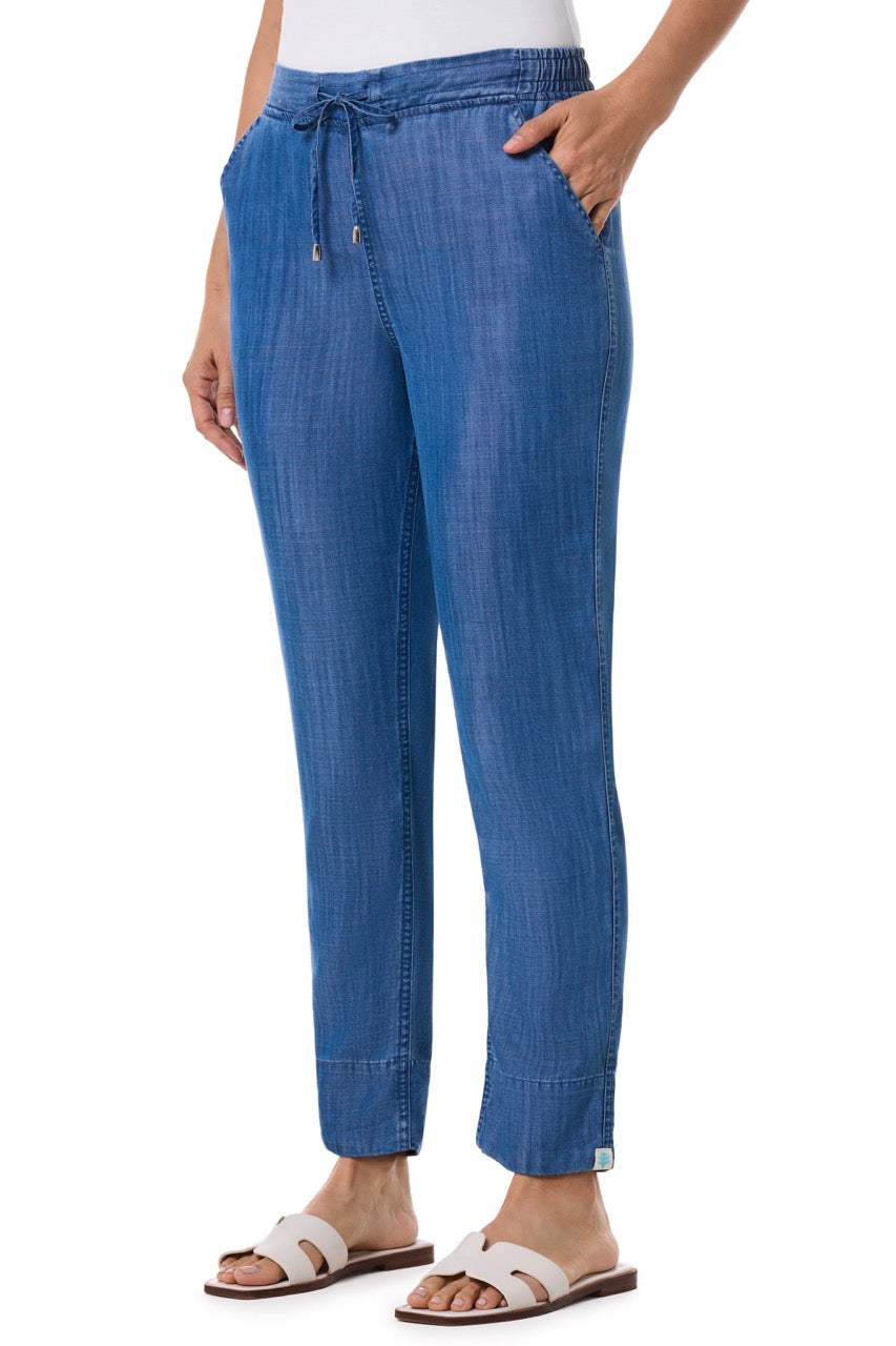 Women's Enclave Weekend Pants | Light Indigo Chambray
