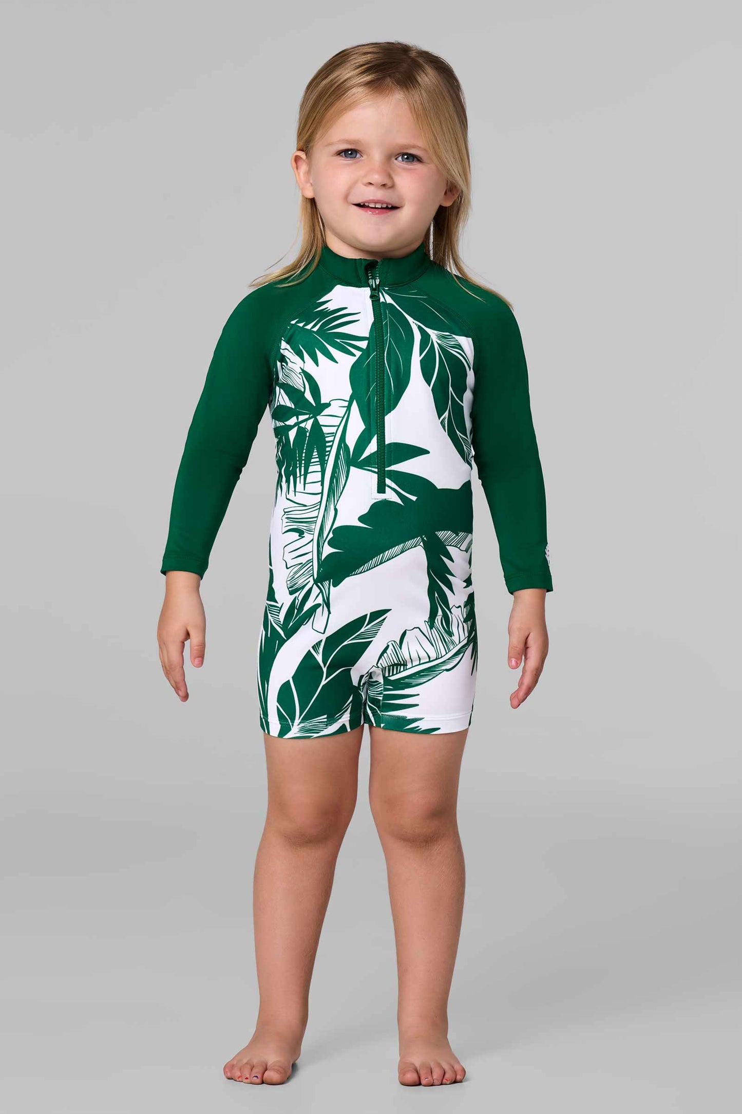 Kid's Kohala Neck-to-Knee Swimsuit | Eden Colorblock