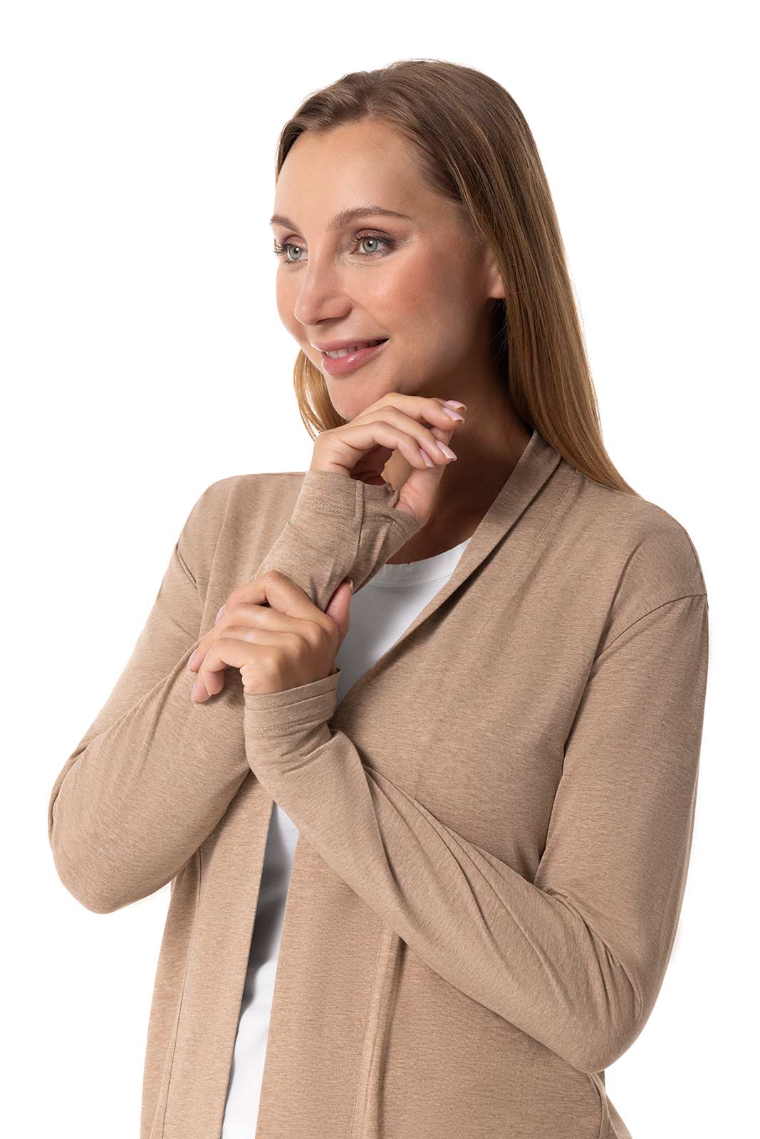 Women's Corbella Cardigan | Dark Taupe