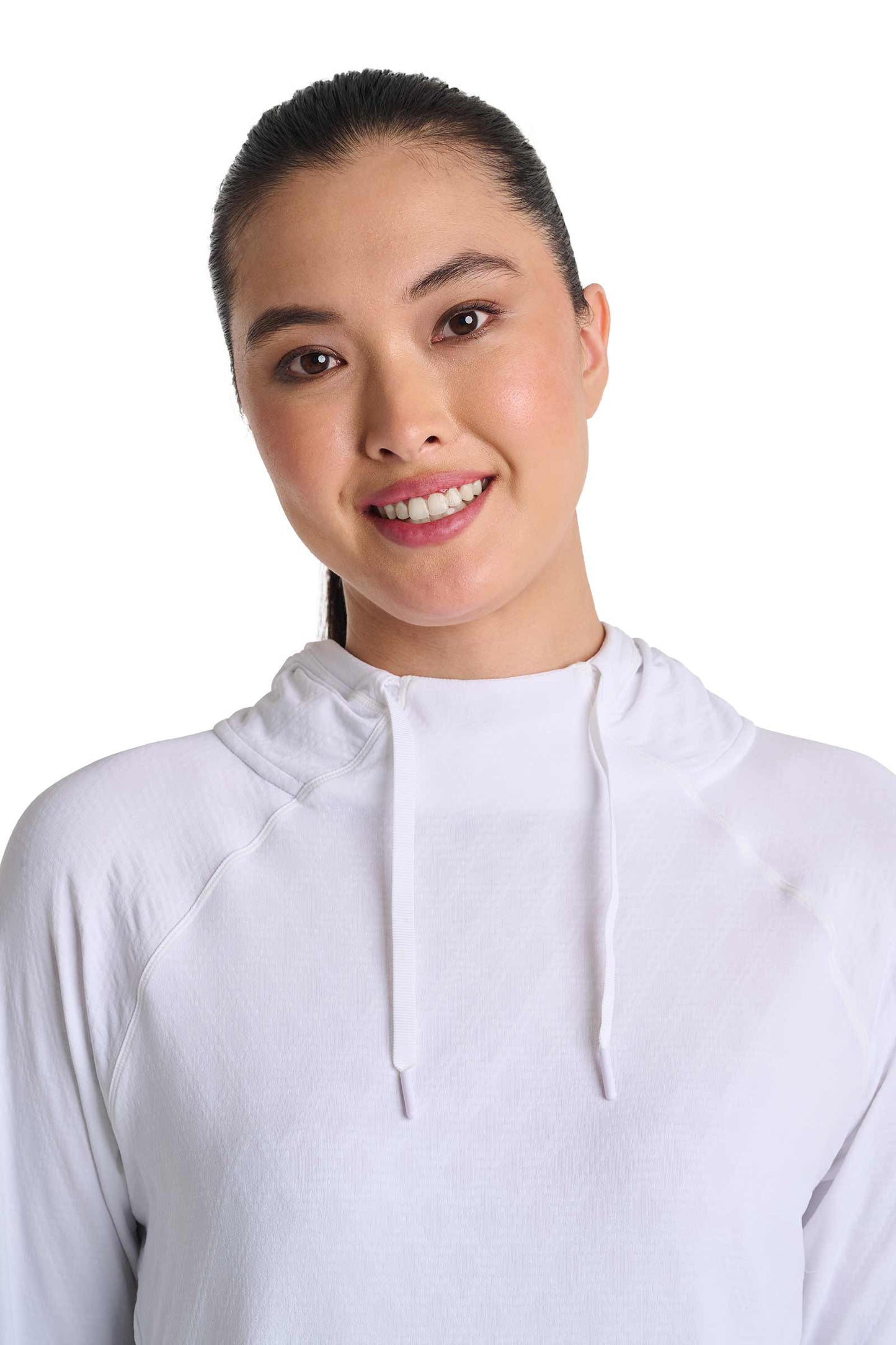 Women's Arabella Hoodie | White Diamond Jacquard