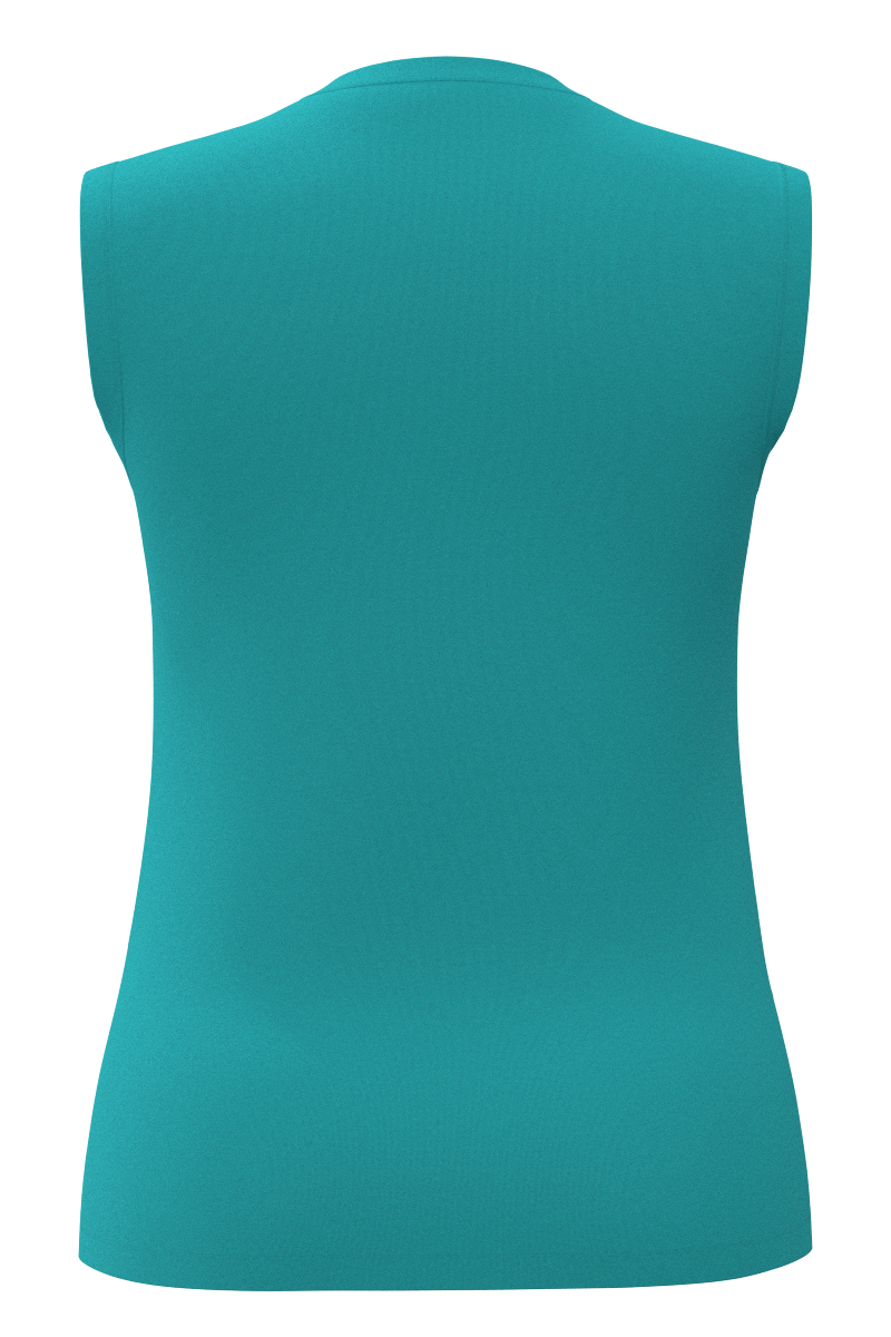 Women's LumaLeo High Neck Tank Top | Coolibar Blue
