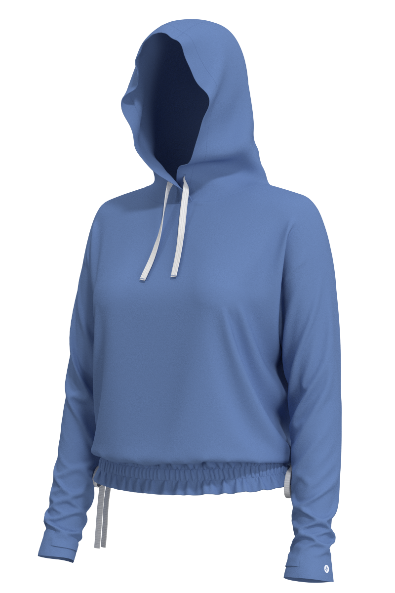 Women's Waikal Swim Hoodie | Bluebell
