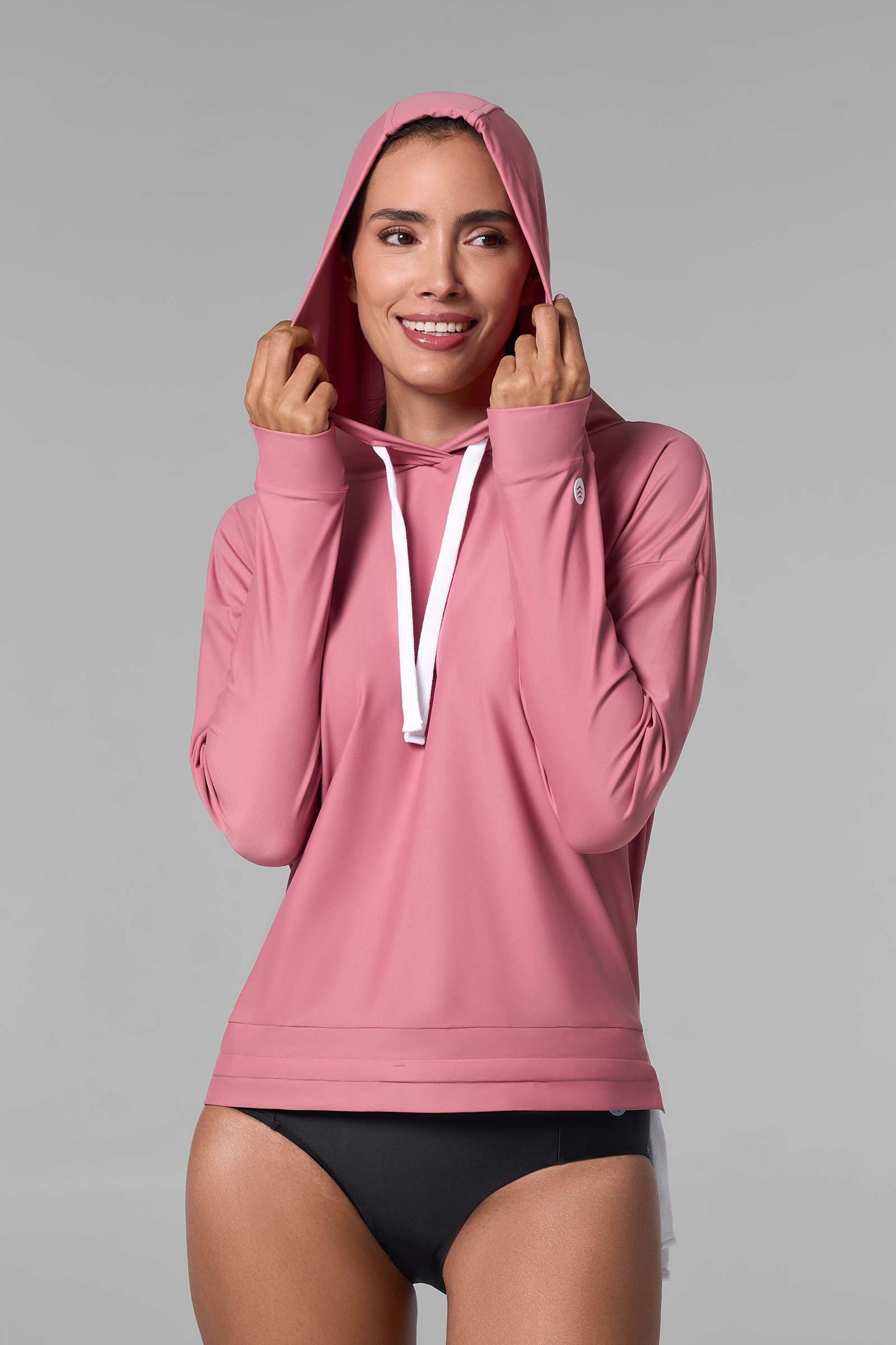 Women's Waikal Swim Hoodie | Terracotta Rose