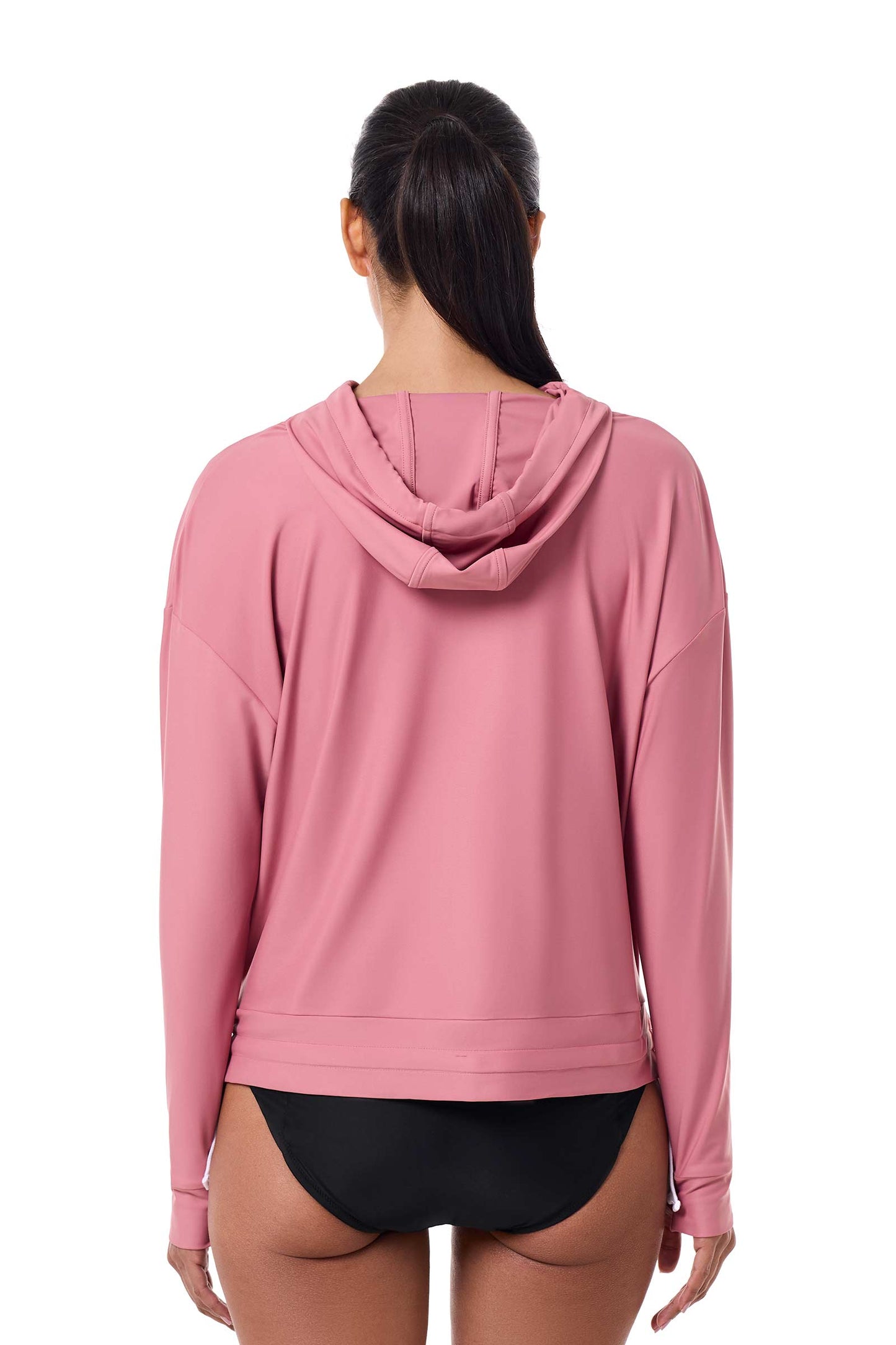 Women's Waikal Swim Hoodie | Terracotta Rose