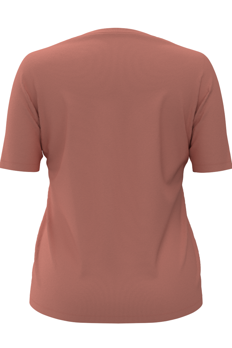 Women's Morada Everyday Short Sleeve V Neck T-Shirt | Soft Blush