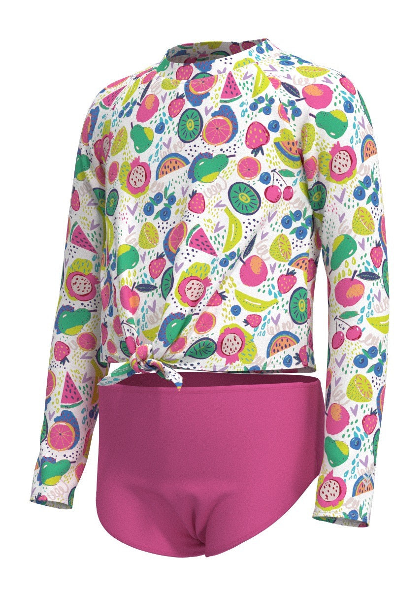 Kid's Sunfish Swim Set | White Fruit Party