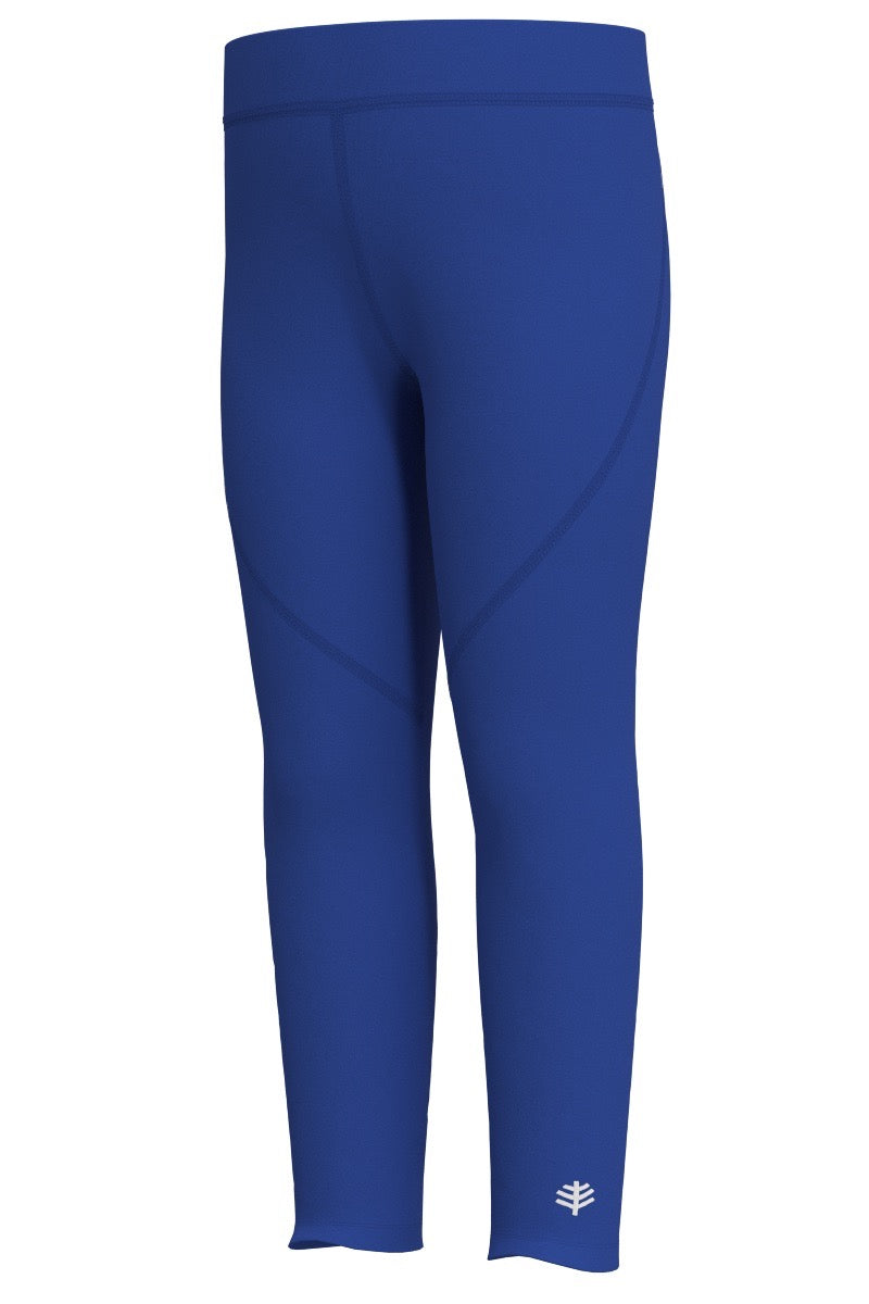 Kid's Wave Swim Tights | Baja Blue
