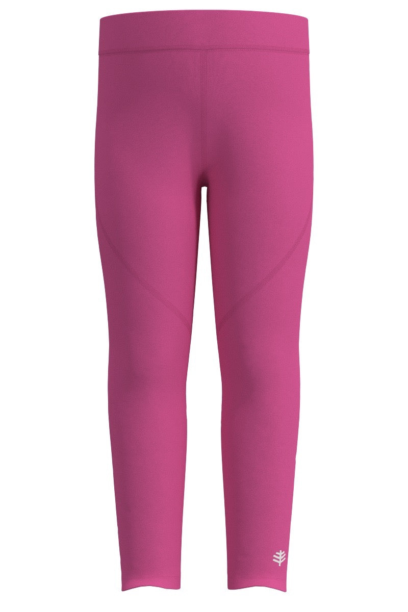 Kid's Wave Swim Tights | Tulip Pink