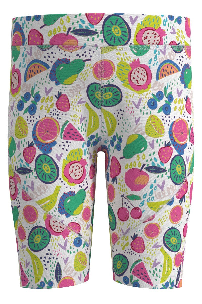 Kid's Wave Swim Shorts | White Fruit Party