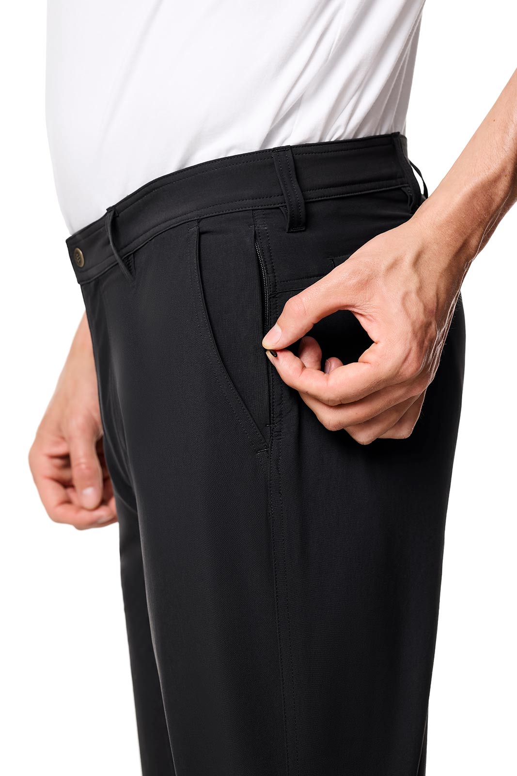 Men's South Pointe Summer Casual Pants | Black