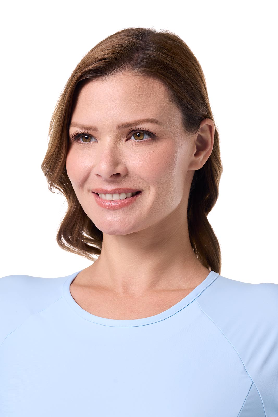 Women's Stony Coral Scallop Long Sleeve Rash Guard | Skyride