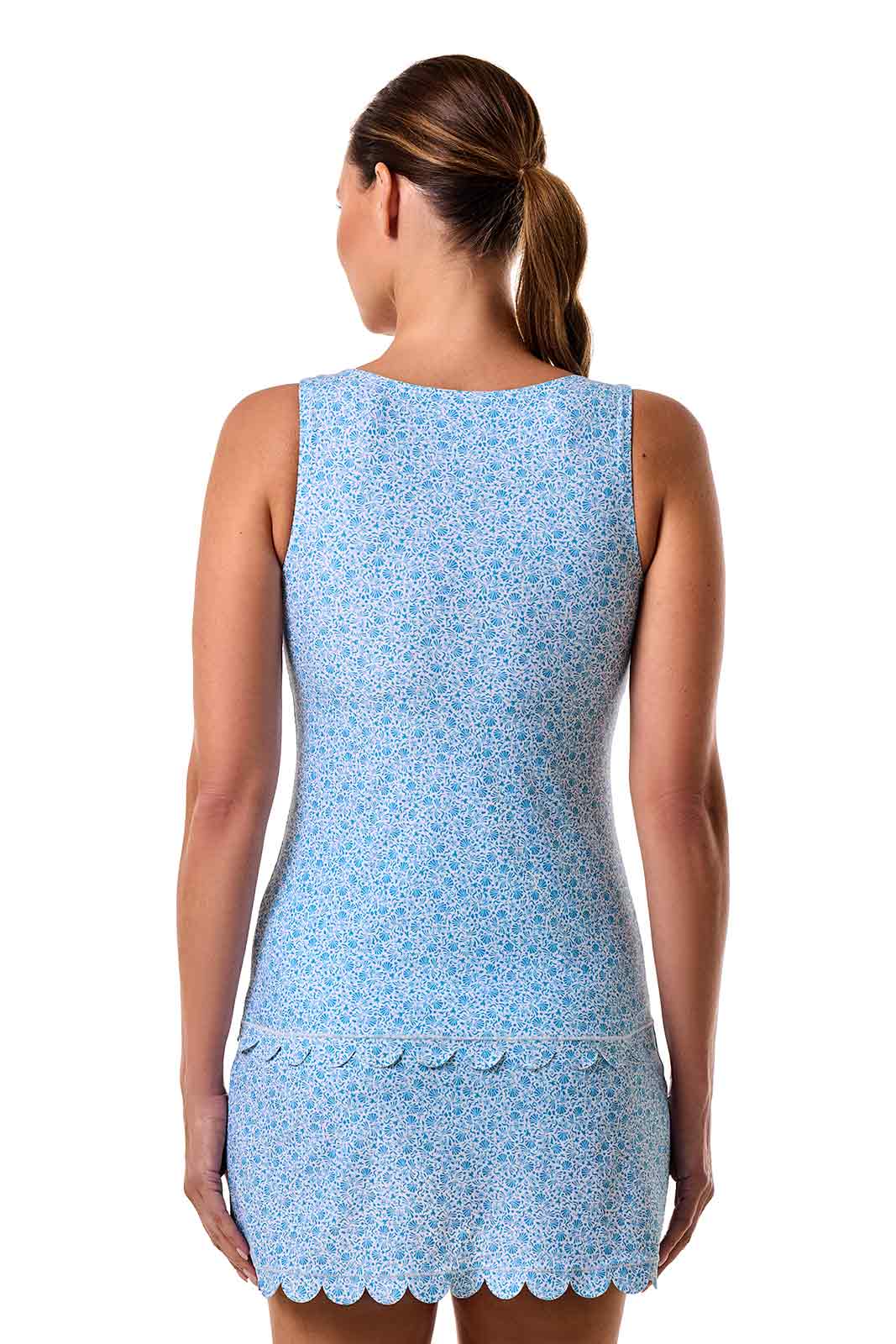 Women's Sea Fan Scallop Skort | Malibu Blue Shell We