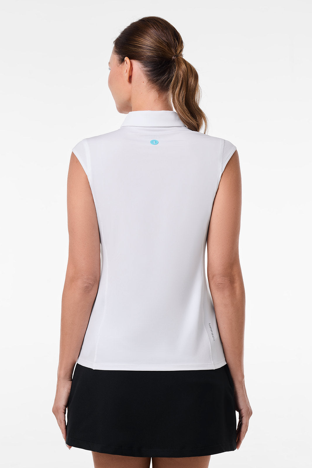 Women's Dew-Sweeper Sleeveless Polo | White