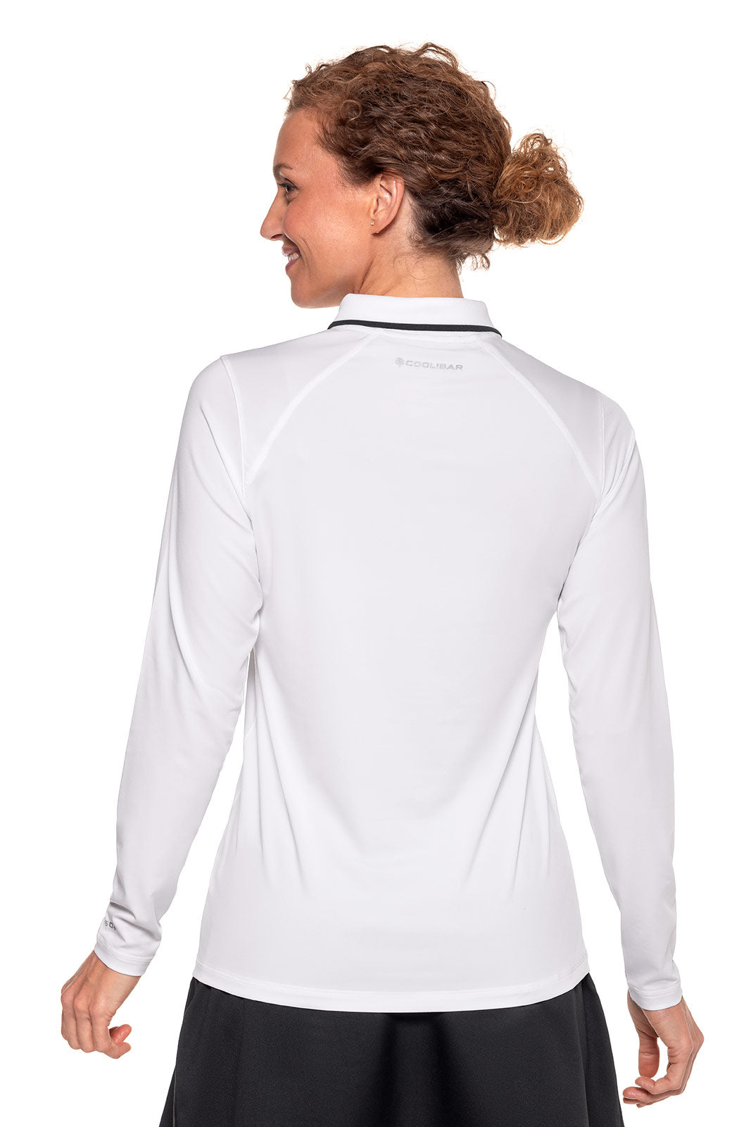 Women's Victory Lap Long Sleeve Golf Polo | White