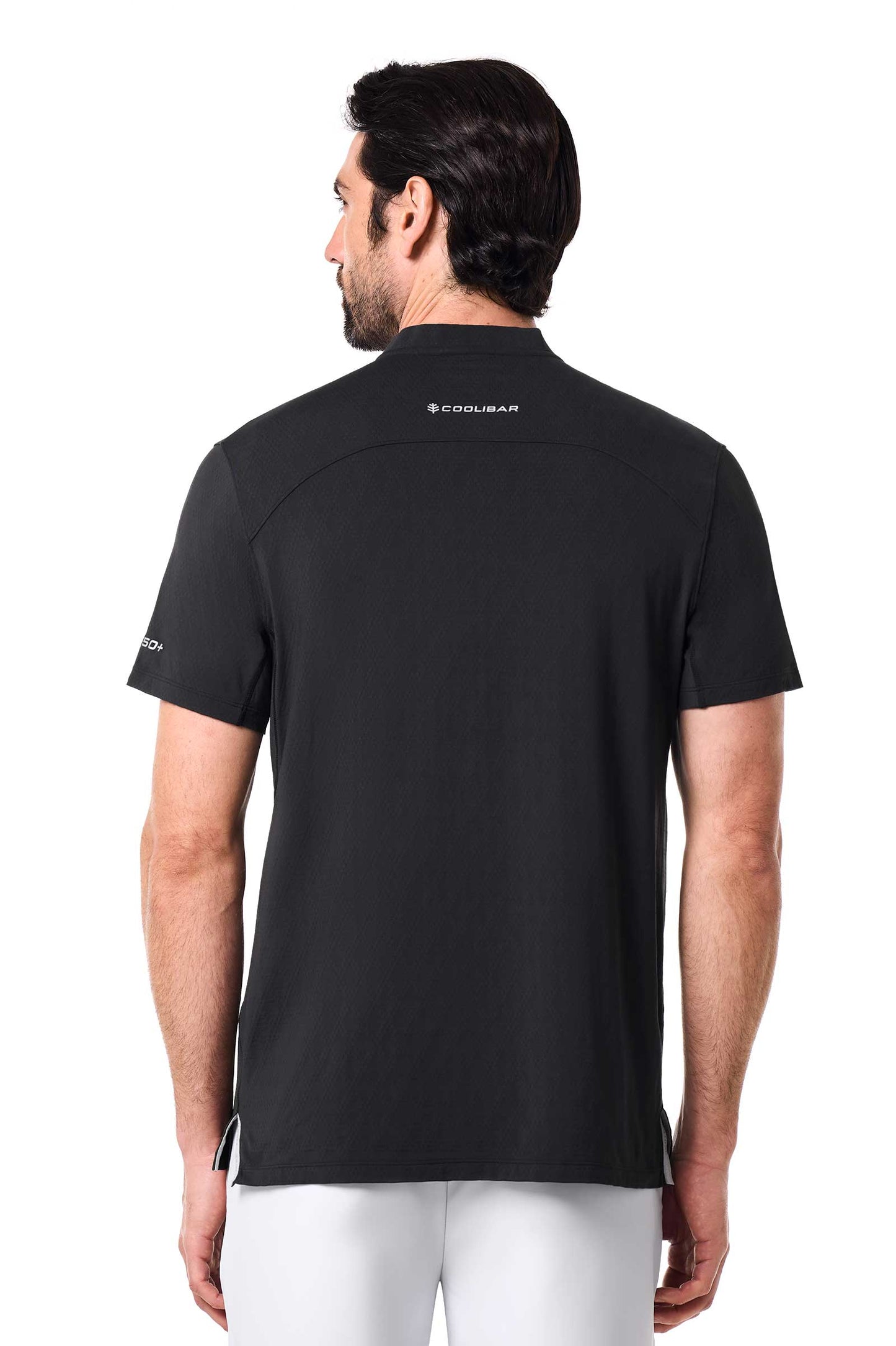 Men's Albatross Short Sleeve Polo | Black Diamond Jacquard