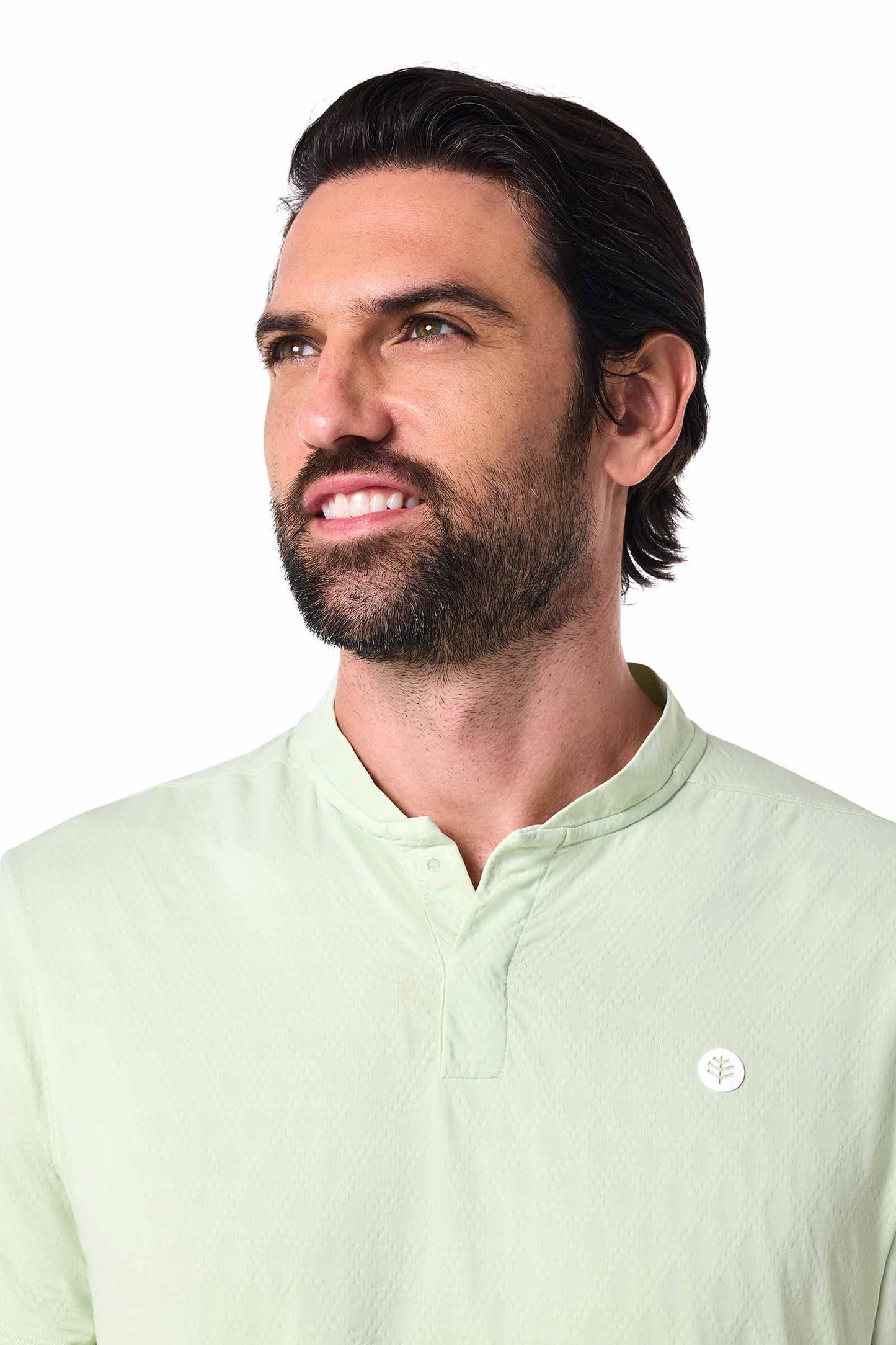 Men's Albatrose Short Sleeve Polo | Seedling Diamond Jacquard
