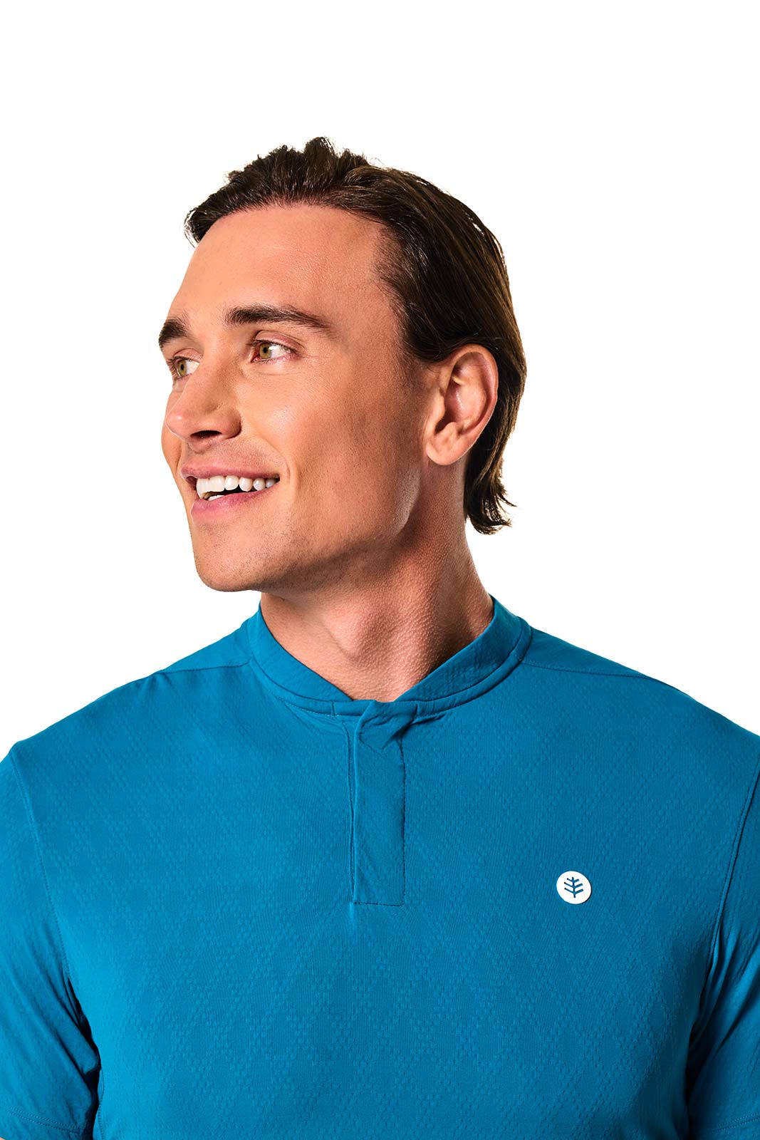 Men's Albatrose Short Sleeve Polo | Bluejay Diamond Jacquard