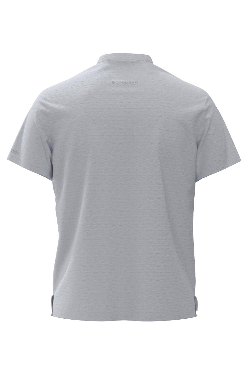 Men's Albatross Short Sleeve Polo | White Diamond Jacquard