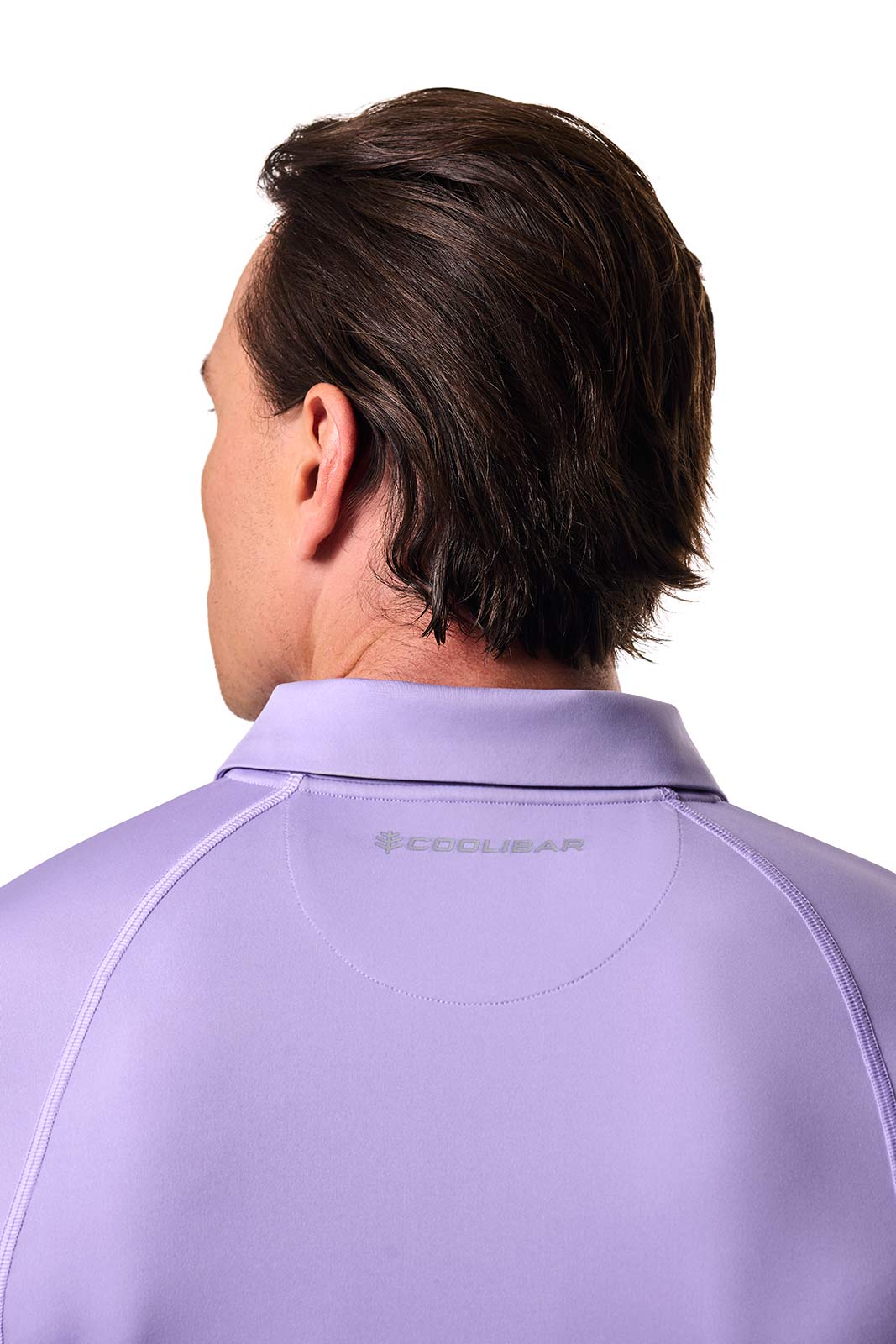 Men's Drive Long Sleeve Golf Polo | Lavendula