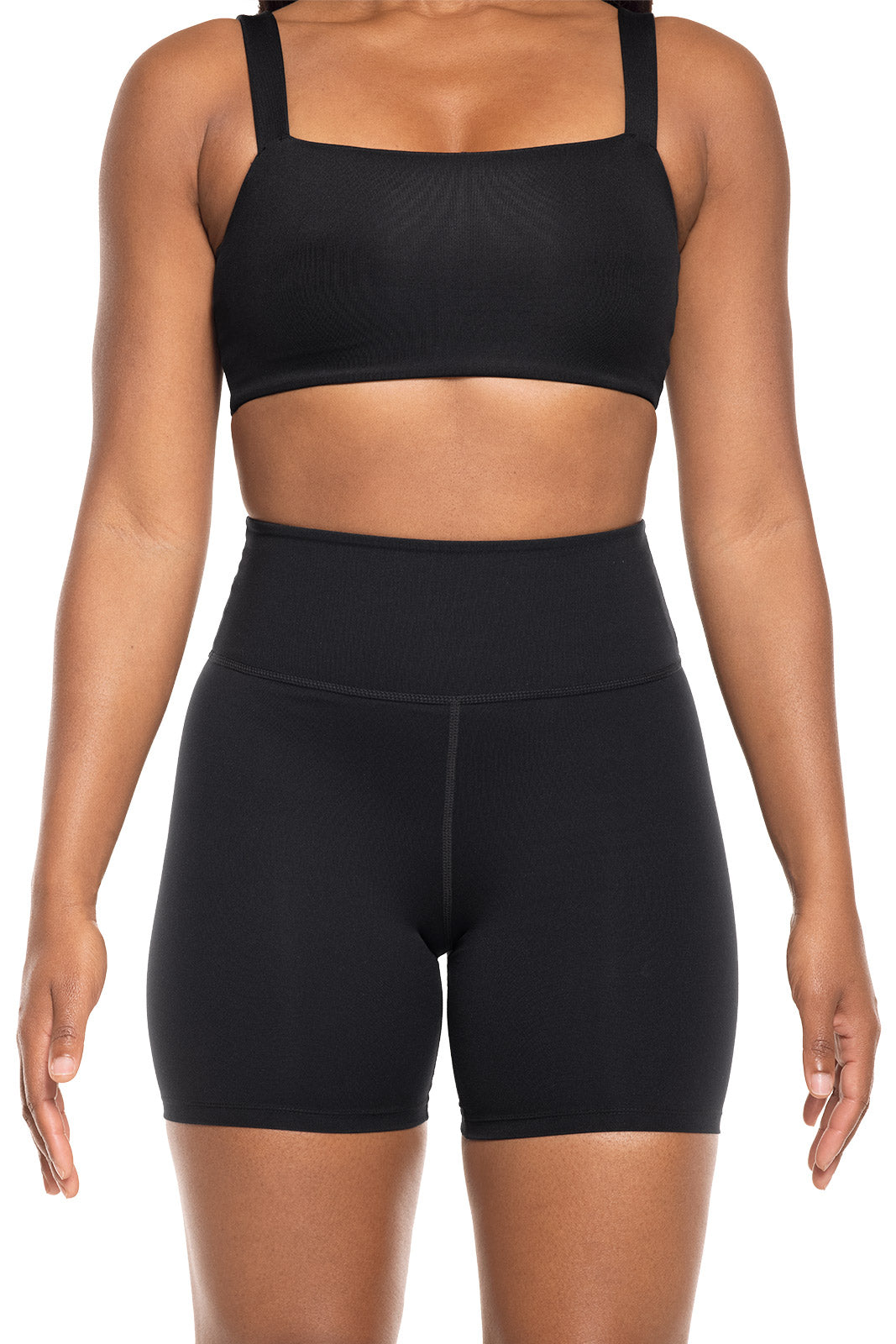 Women's Shavasana High Rise Yoga Short Black | Black