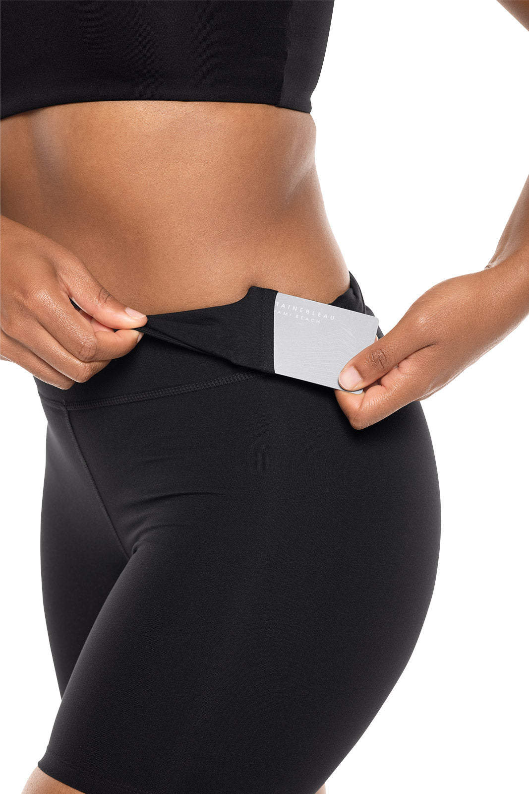 Women's Shavasana High Rise Yoga Short Black | Black