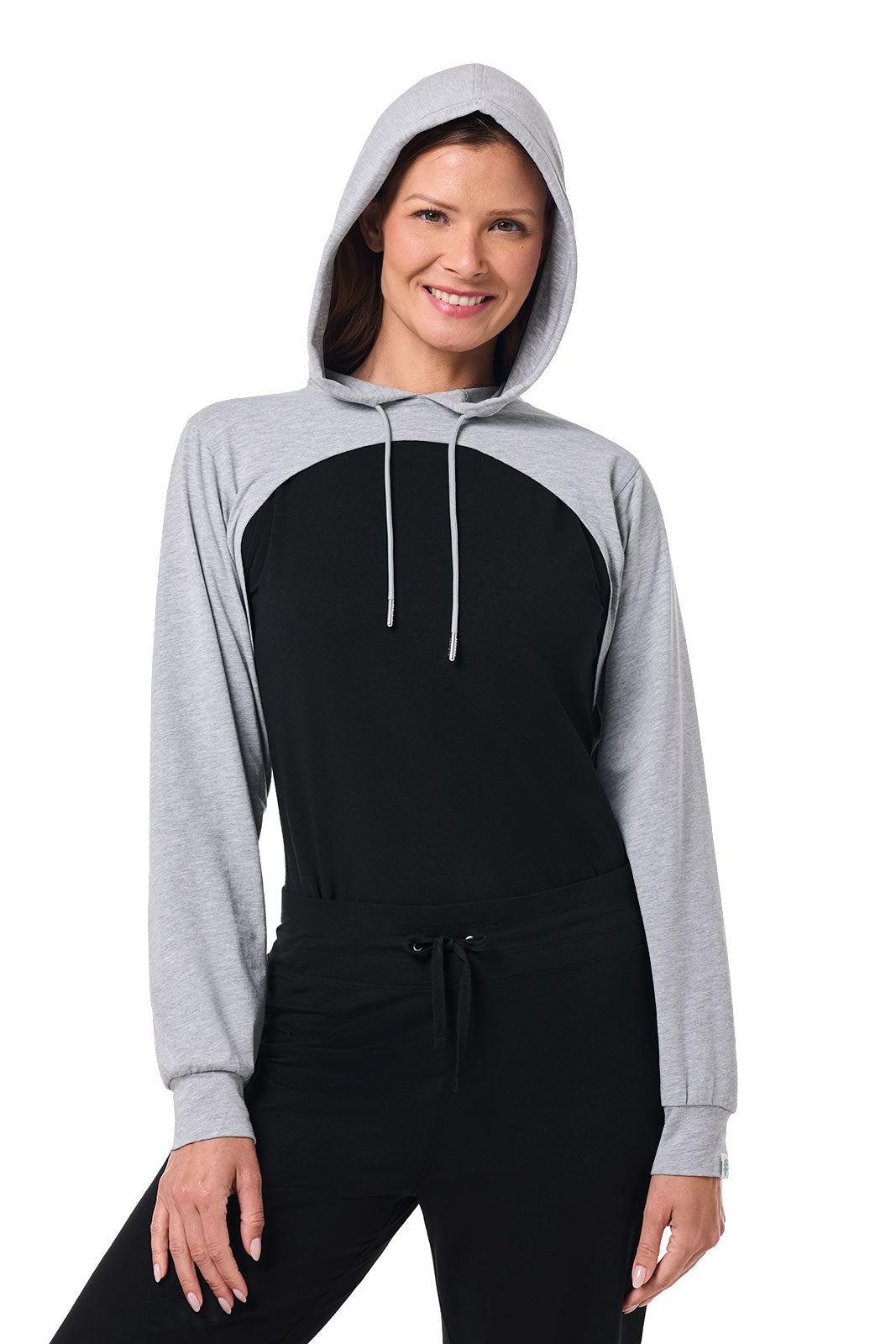 Women's Pompano Shrug Hoodie | Grey Heather