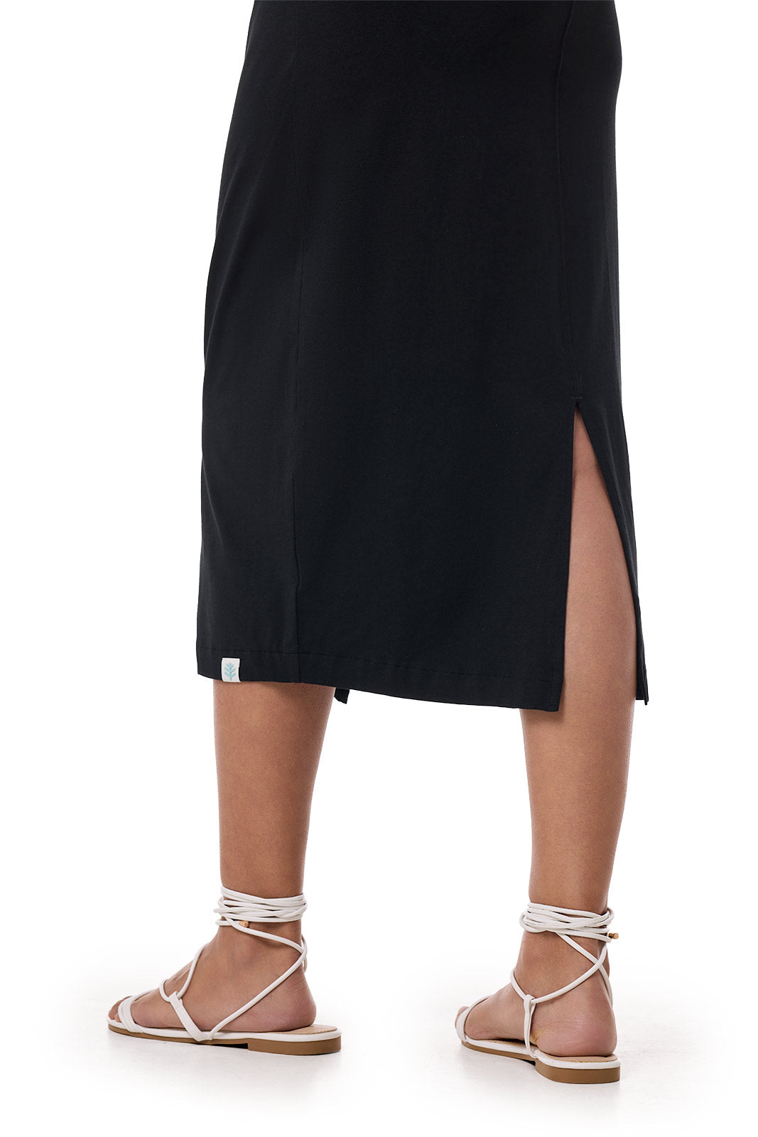 Women's Jupiter Midi Tie Dress | Black