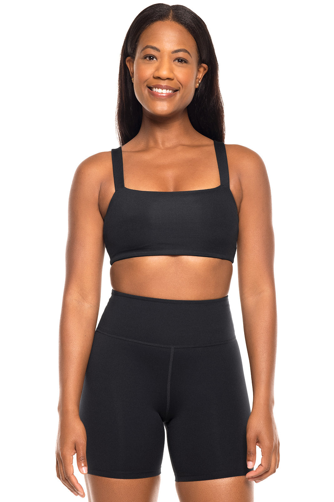 Women's Shavasana Yoga Sports Bra Black | Black