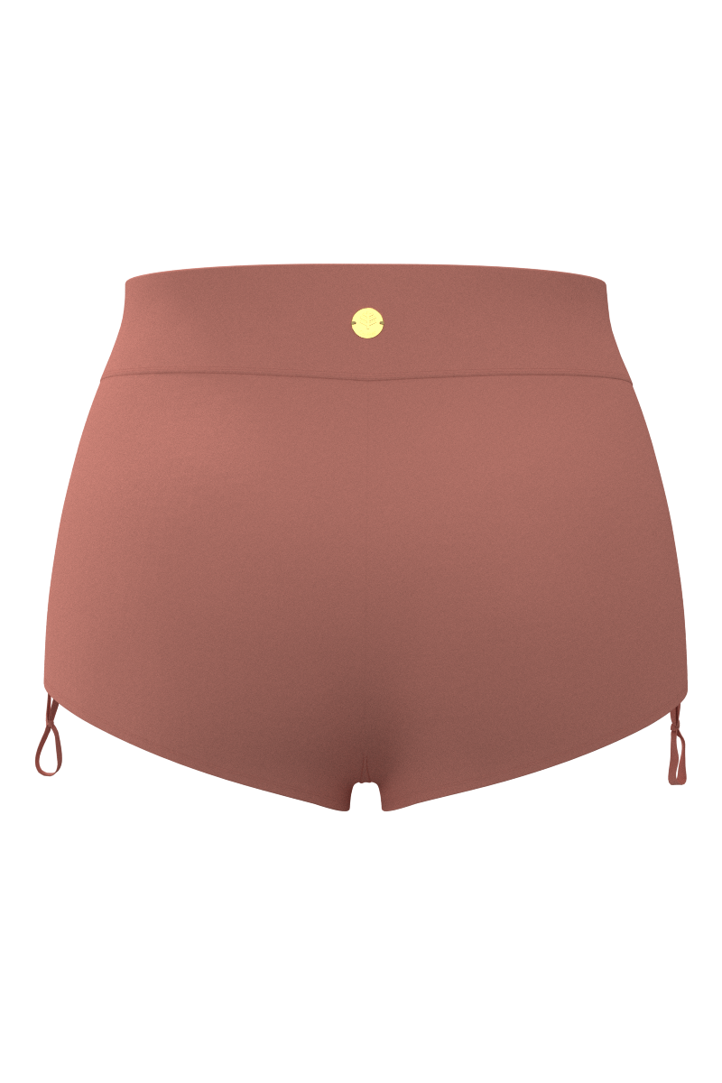 Women's Bayshore Ruched Swim Shorts | Soft Blush