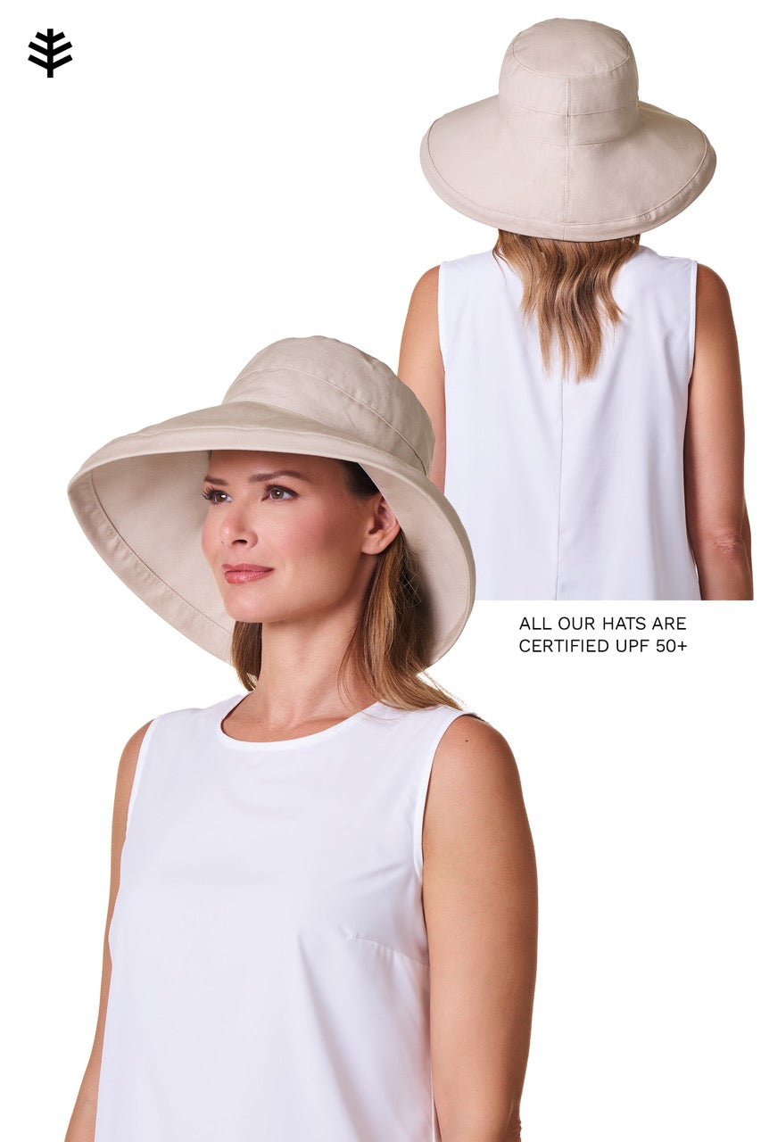 Women's Sydney Kettle Brim Cotton Hat | Tan