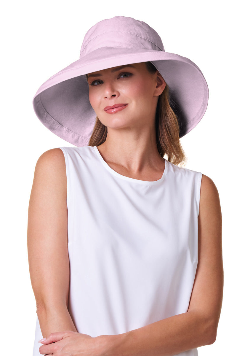 Women's Sydney Kettle Brim Cotton Hat | Powder