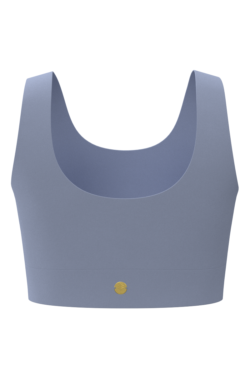 Women's Spring Garden Crop Bikini Top | Periwinkle