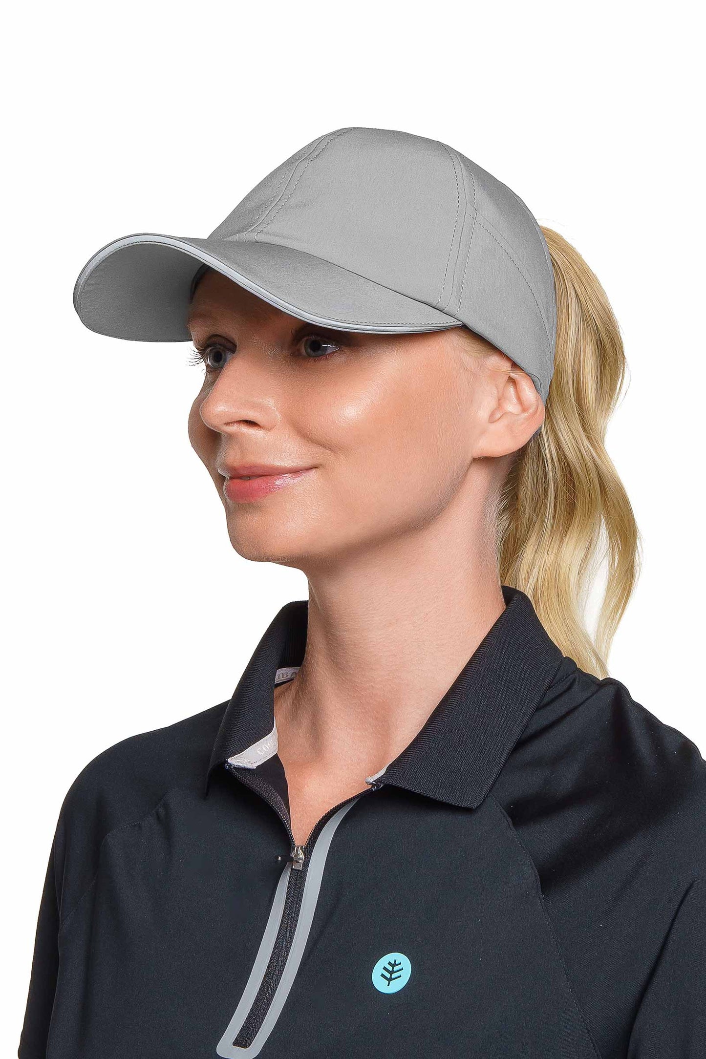 Unisex Racket Ponytail Cap | Steel Grey