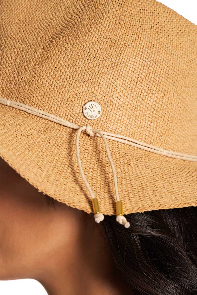 Women's Isla Hand Woven Fedora Toyo Straw | Toast