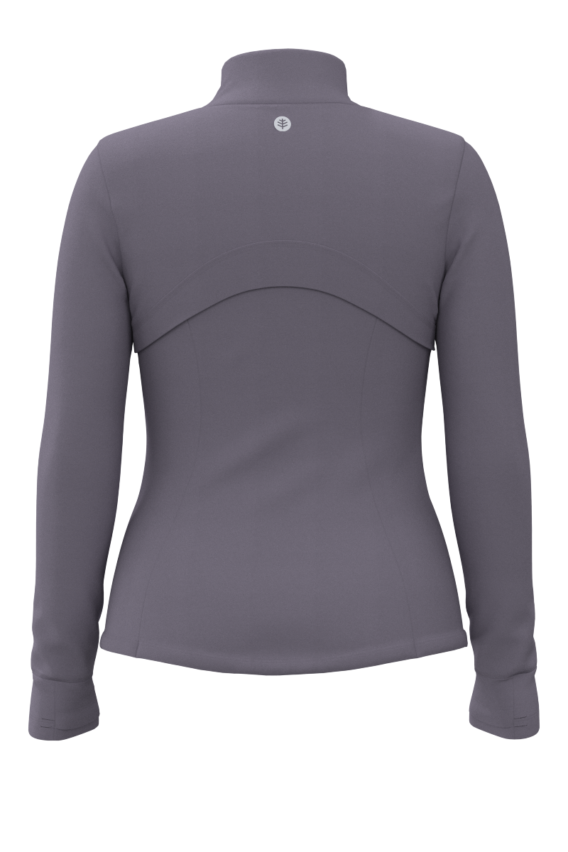 Women's Namaste Yoga Jacket | Lavender Grey