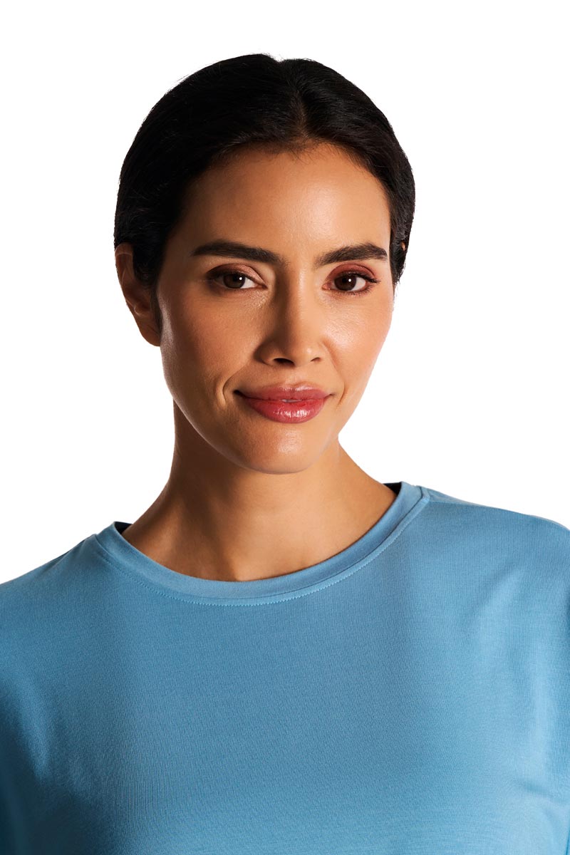 Women's Yoga Studio T-Shirt | Arctic Blue