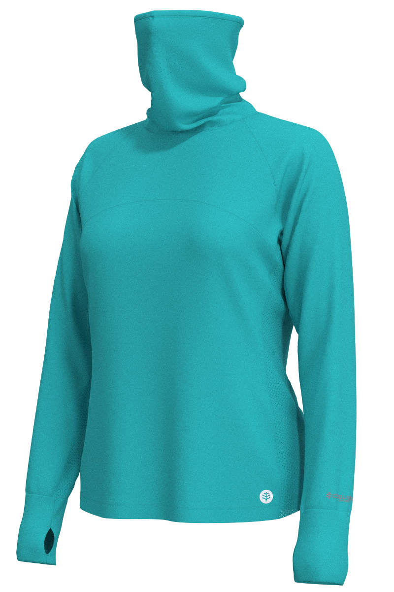 Women's Vented Paros Fishing T-Shirt | Coolibar Blue